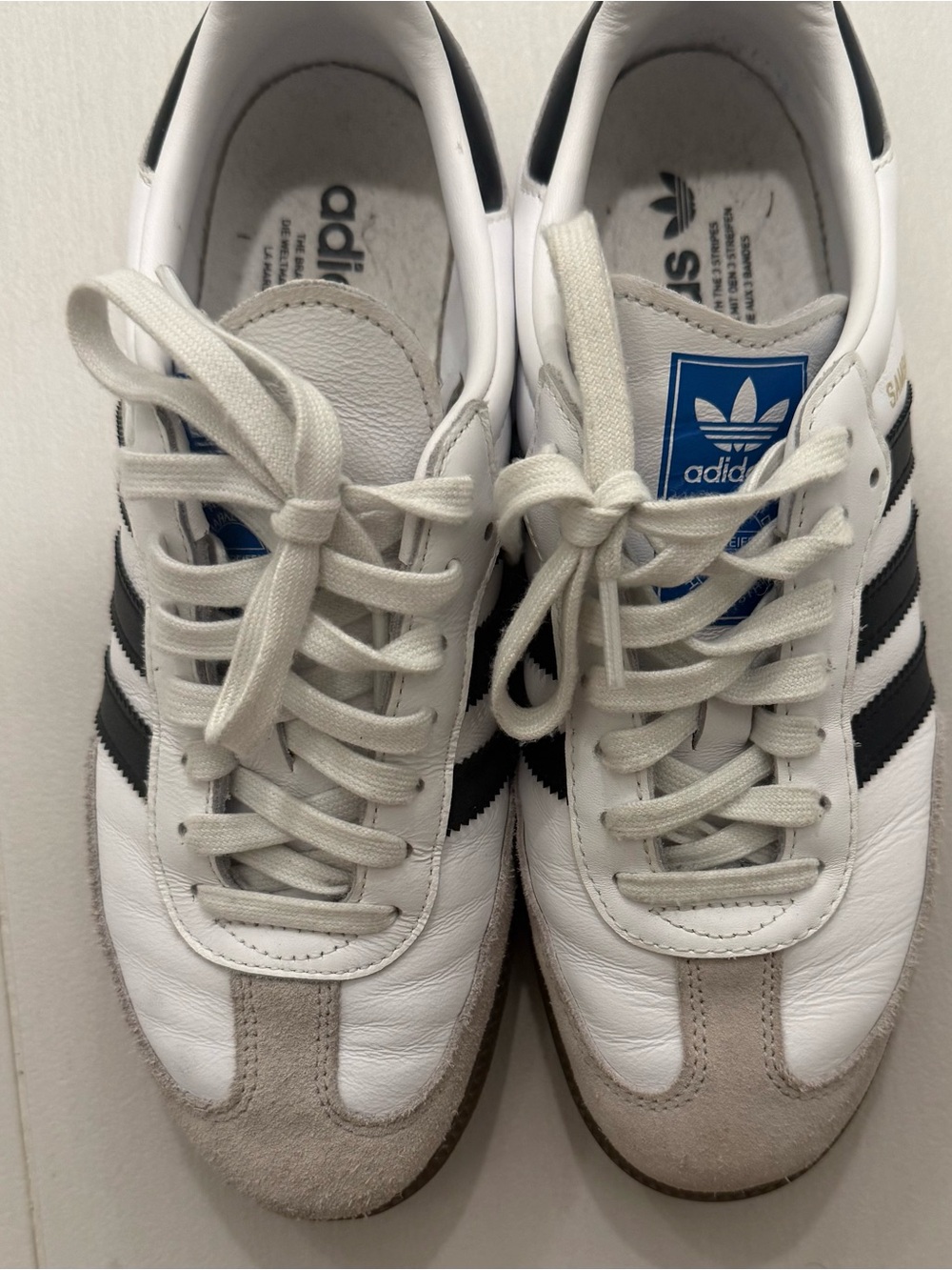 Adidas Samba Classic Black & White Sneakers • Women’s Size 8 - Picture 3 of 8